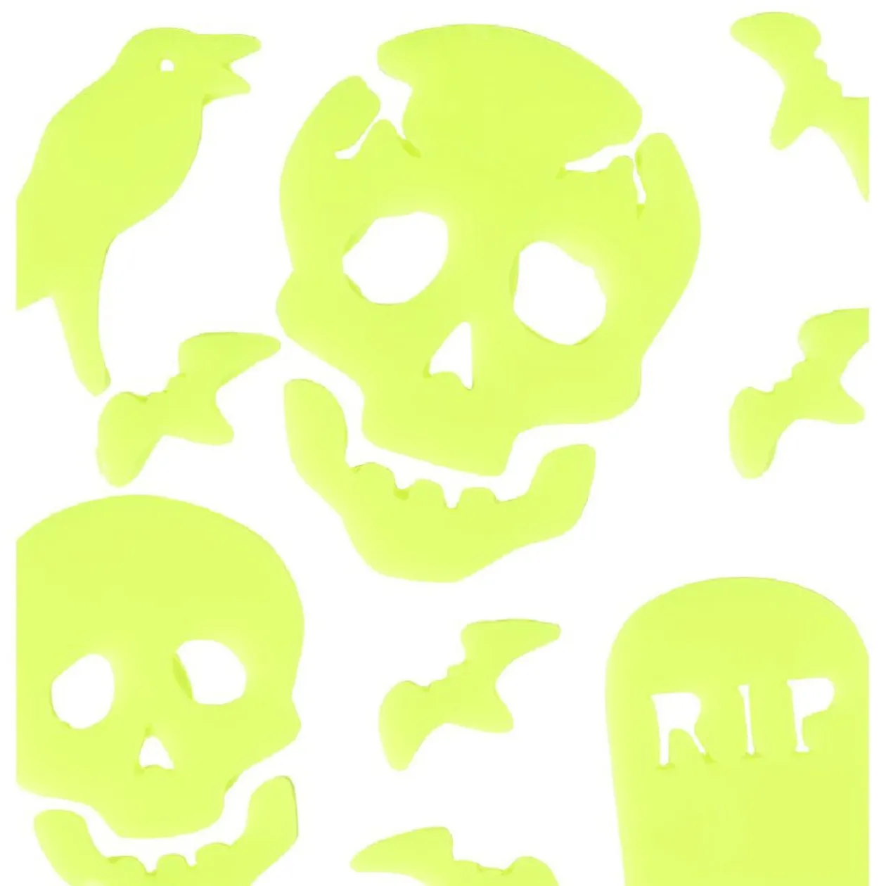 Sticker gel phosphorescent Halloween