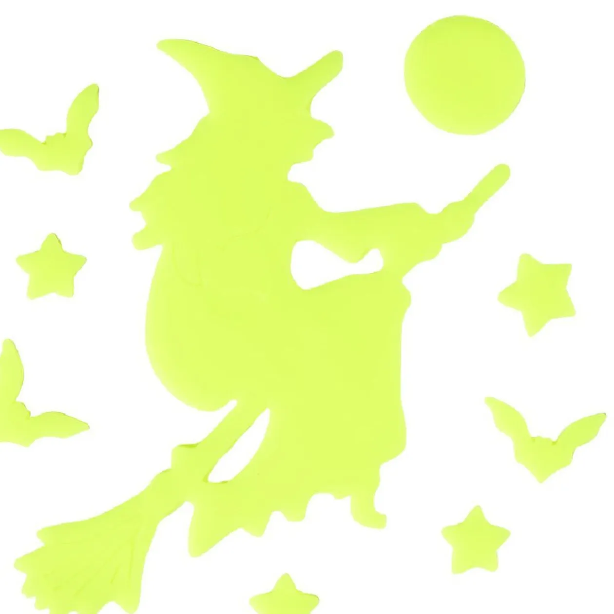 Sticker gel phosphorescent Halloween