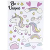 Sticker mural enfant licorne ou astronaute 29x40cm (2 modèles) < Gifi Discount