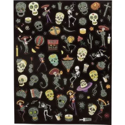 Sticker planche papier art créatif Halloween (2 modèles)