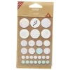 Stickers 4 feuilles blanc < Gifi Outlet