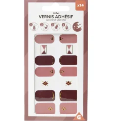 Stickers pour ongles x24 autocollants < Gifi Best