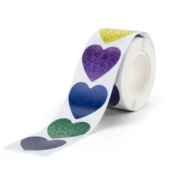 Stickers x330 coeurs colorés et irisés 8 couleurs < Gifi Discount
