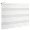 Store enrouleur avec ou sans perçage jour nuit blanc 60x160cm < Gifi