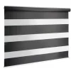 Store enrouleur avec ou sans perçage jour nuit noir 93x160cm < Gifi Outlet