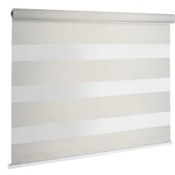 Store enrouleur avec ou sans perçage jour nuit beige 93x160cm < Gifi Outlet