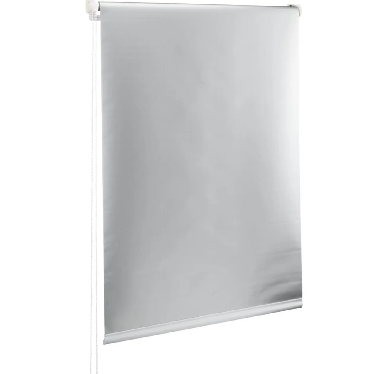Store enrouleur avec ou sans perçage occultant blanc 55.5x160cm