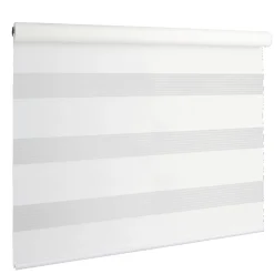 Store enrouleur avec ou sans perçage jour nuit blanc 45x160cm