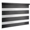 Store enrouleur avec ou sans perçage jour nuit noir 45x160cm