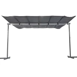 Store inclinable rétractable Aoste noir 375x250xH220cm 9,37m² < Gifi Online