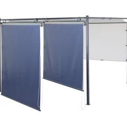 Store pour tonnelle rideau enroulable à manivelle 142xH210cm