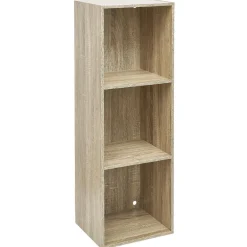 Structure Box Cube 3 cases 35x30x105cm bois naturel