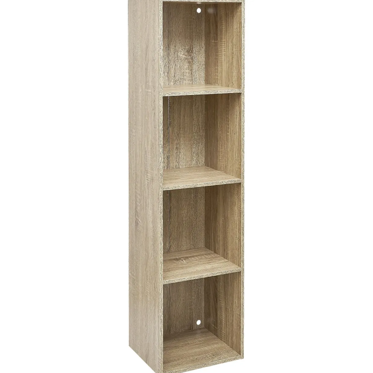 Structure Box Cube 4 cases 35x30x137cm bois naturel < Gifi Online