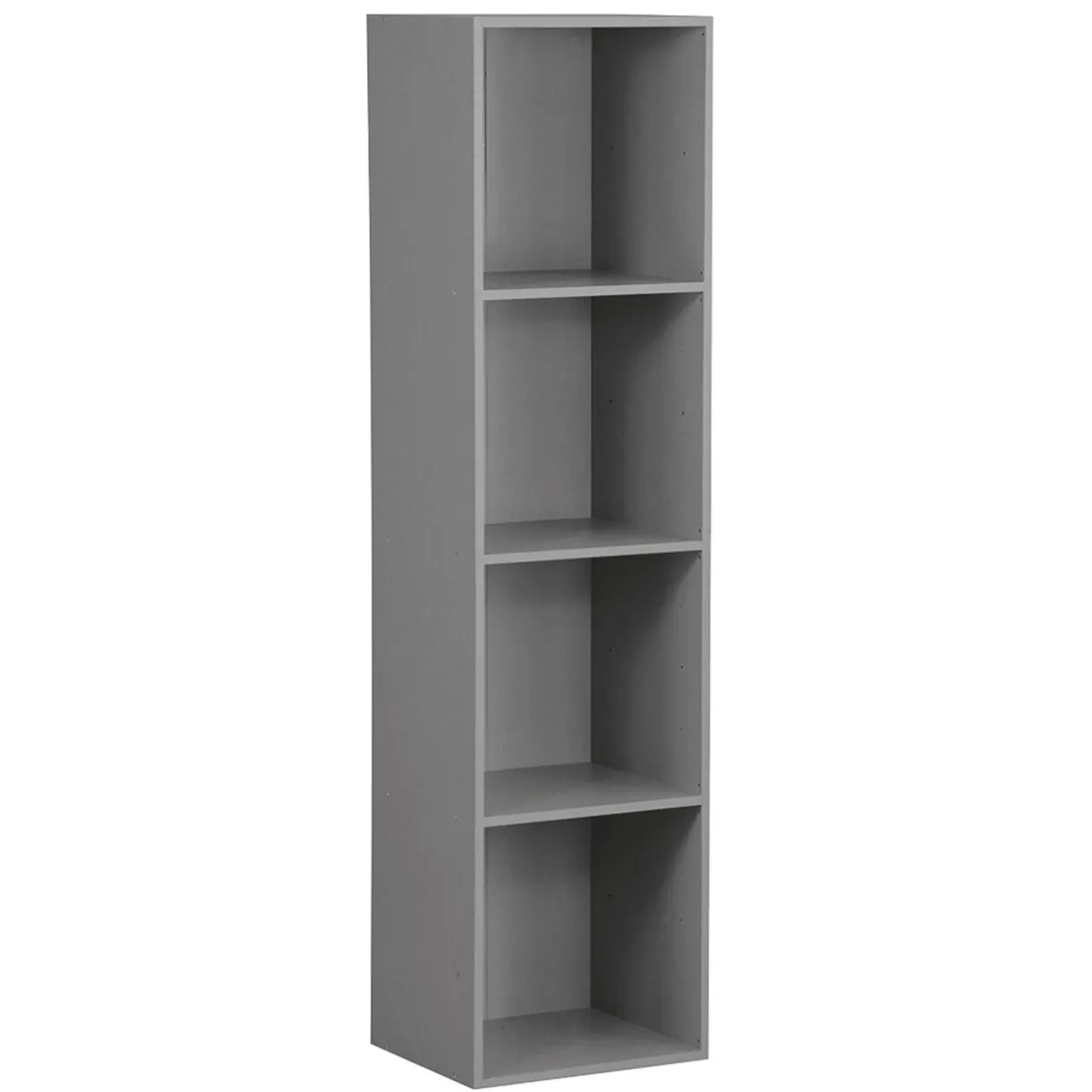 Structure Box Cube 4 cases 35x30x137cm bois gris < Gifi Sale