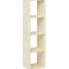 Structure Box Cube 4 cases 35x30x139cm pin naturel