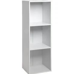 Structure Box Cube 3 cases 35x30x103cm bois blanc < Gifi Hot