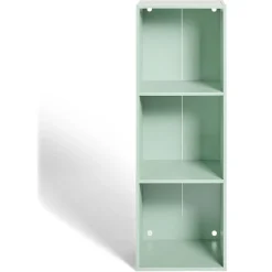 Structure Box Cube 3 cases 35x30xH105cm bois vert < Gifi Discount
