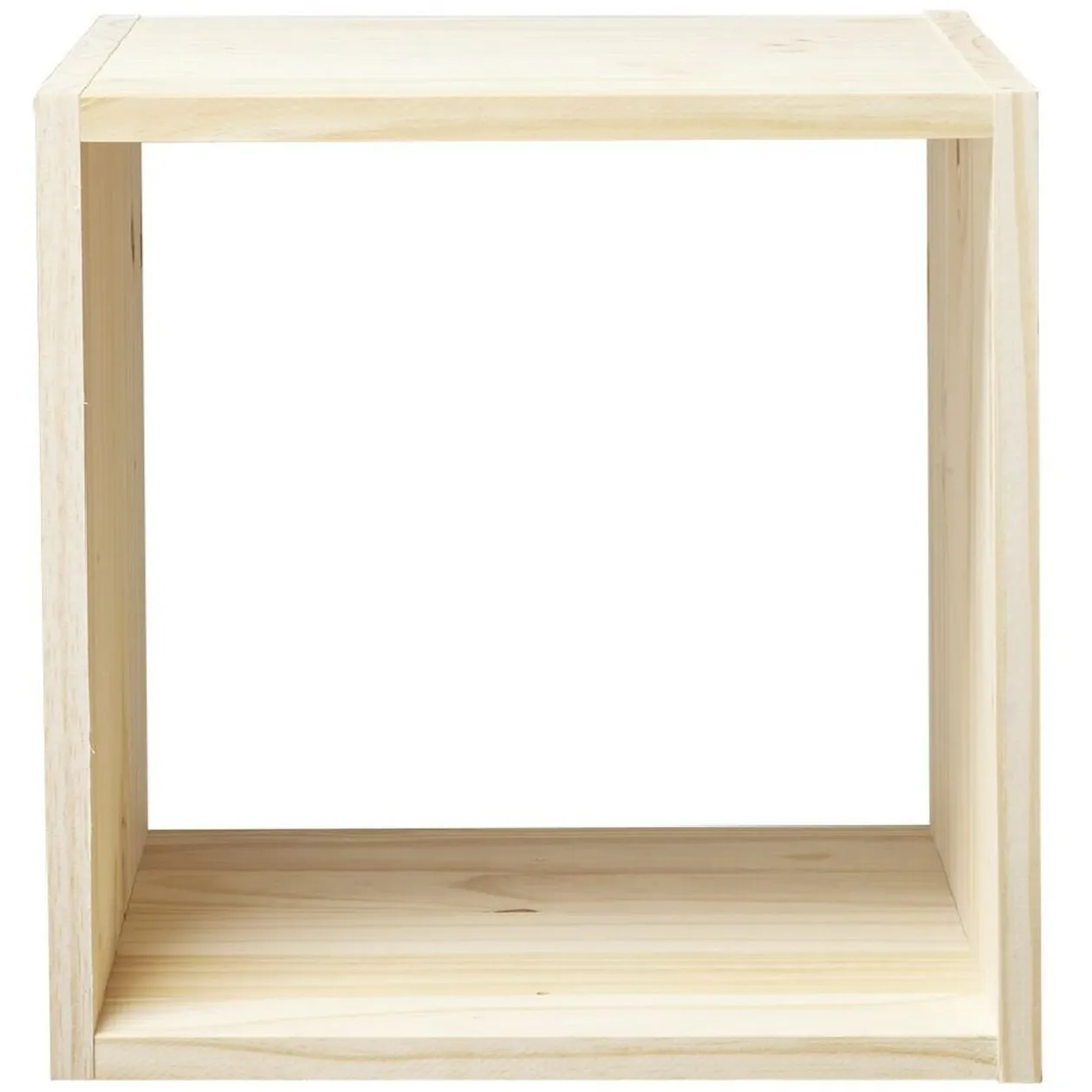 Structure Box Cube 1 case 35x30x35cm pin naturel