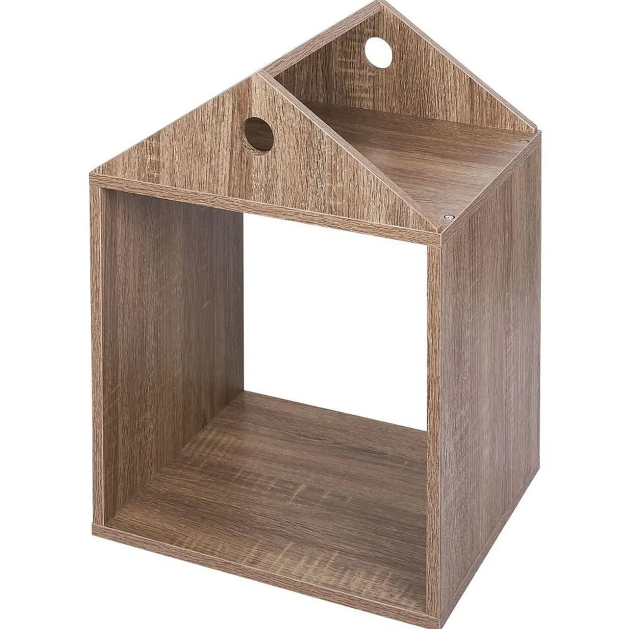 Structure maison enfant Box Cube bois marron
