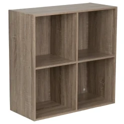 Structure pour Box Cube 4 cases bois blanc 69x30xH69cm < Gifi Hot