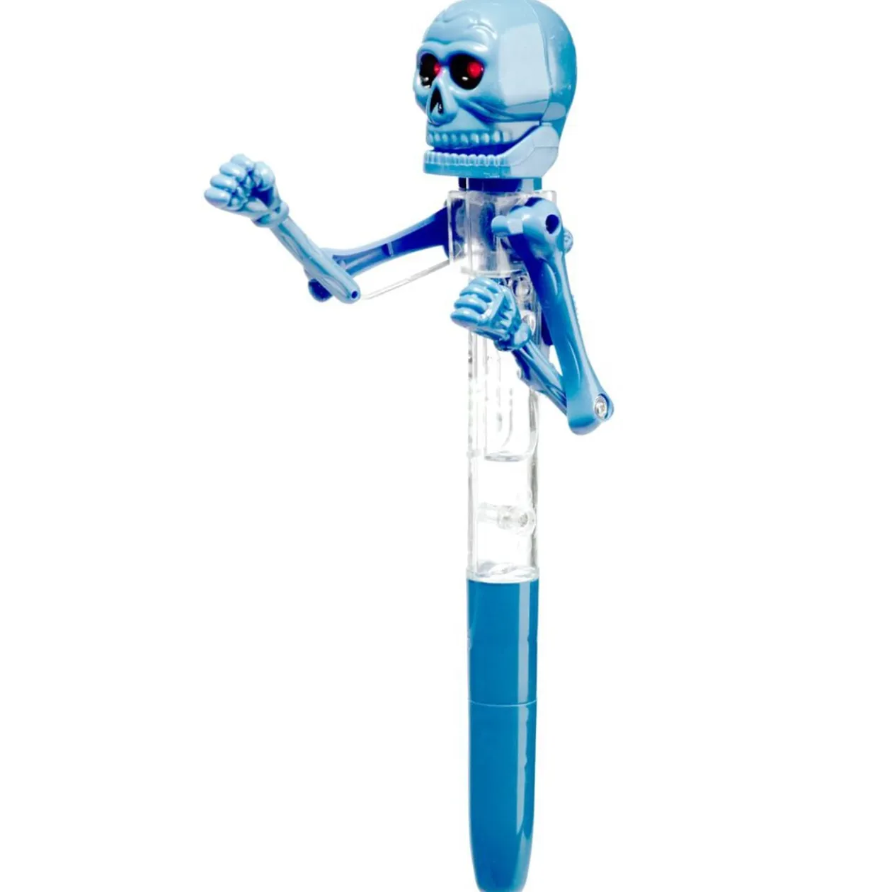 Stylo à bille fun squelette boxeur L14,5cm (4 modèles)