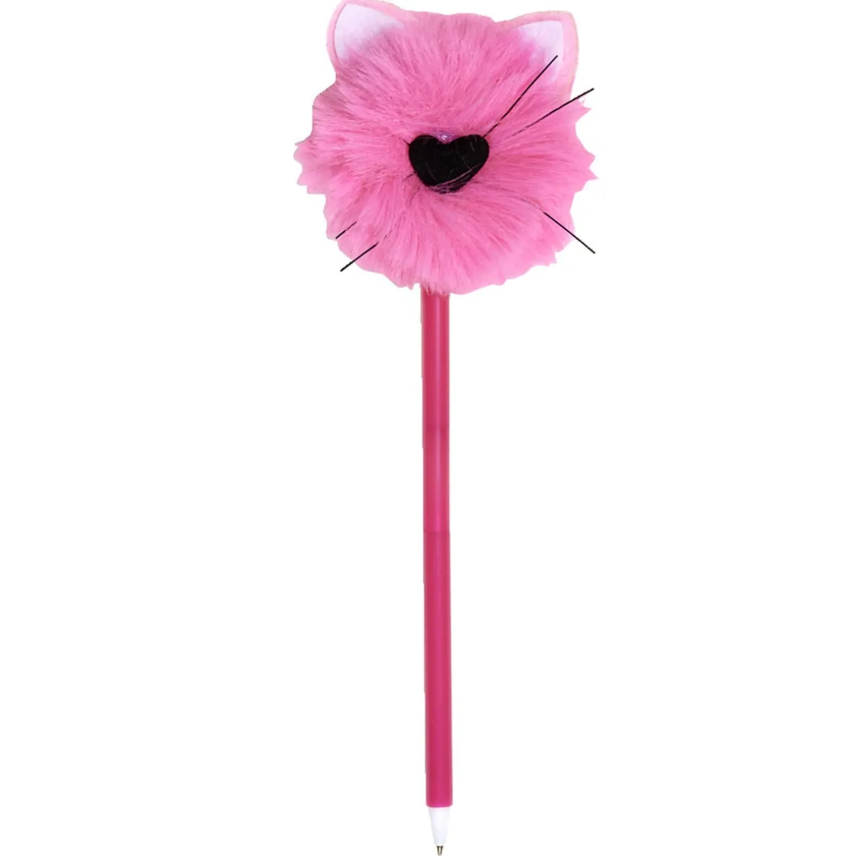 Stylo chat pompon - 3 coloris < Gifi New