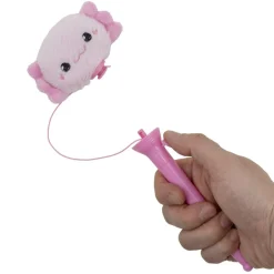 Stylo extrémité peluche encre bleue L19,5cm (2 modèles capybara ou axolotl) < Gifi Discount