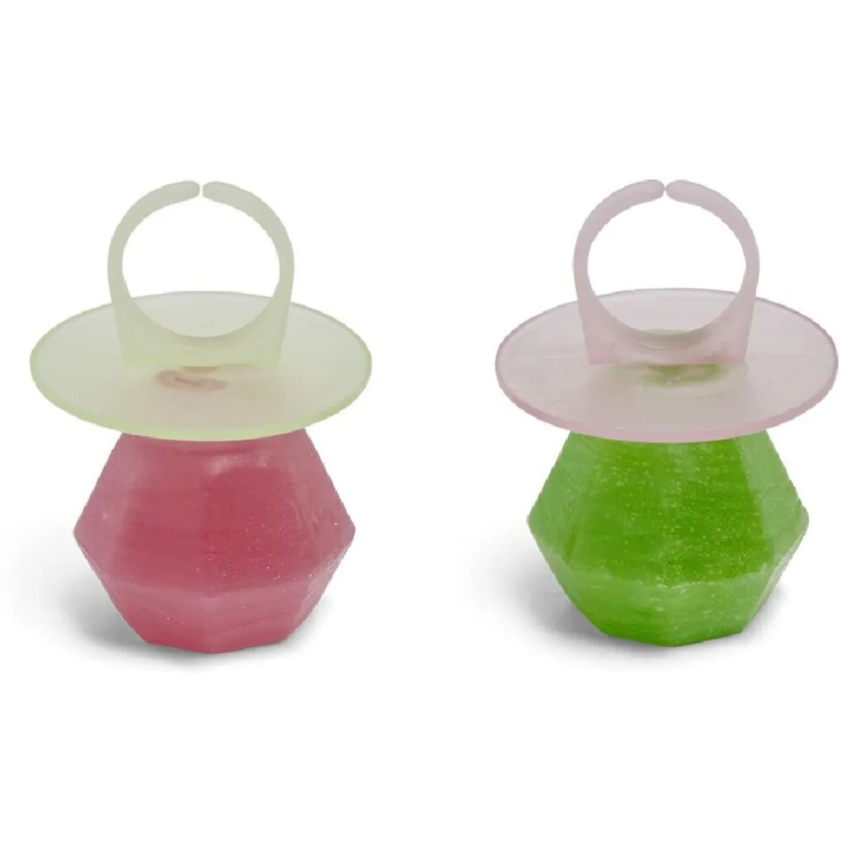 Sucette forme bague x2 fraise et pastèque < Gifi Hot