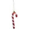 Sucre d'orge à suspendre rouge et blanc H12cm < Gifi