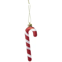 Sucre d'orge à suspendre rouge et blanc H12cm < Gifi