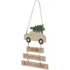 Supension Pancarte de Noël message Merry Christmas et Happy New Year < Gifi Outlet