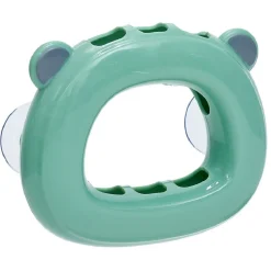 Support 3 brosses à dents enfant vert
