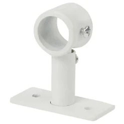 Support court métal blanc pour tringle à rideau Ø2xL7cm < Gifi Best