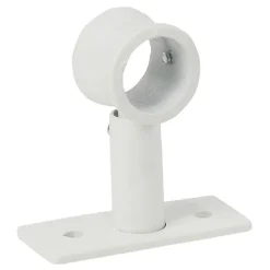Support court métal blanc pour tringle à rideau Ø2xL7cm < Gifi Best