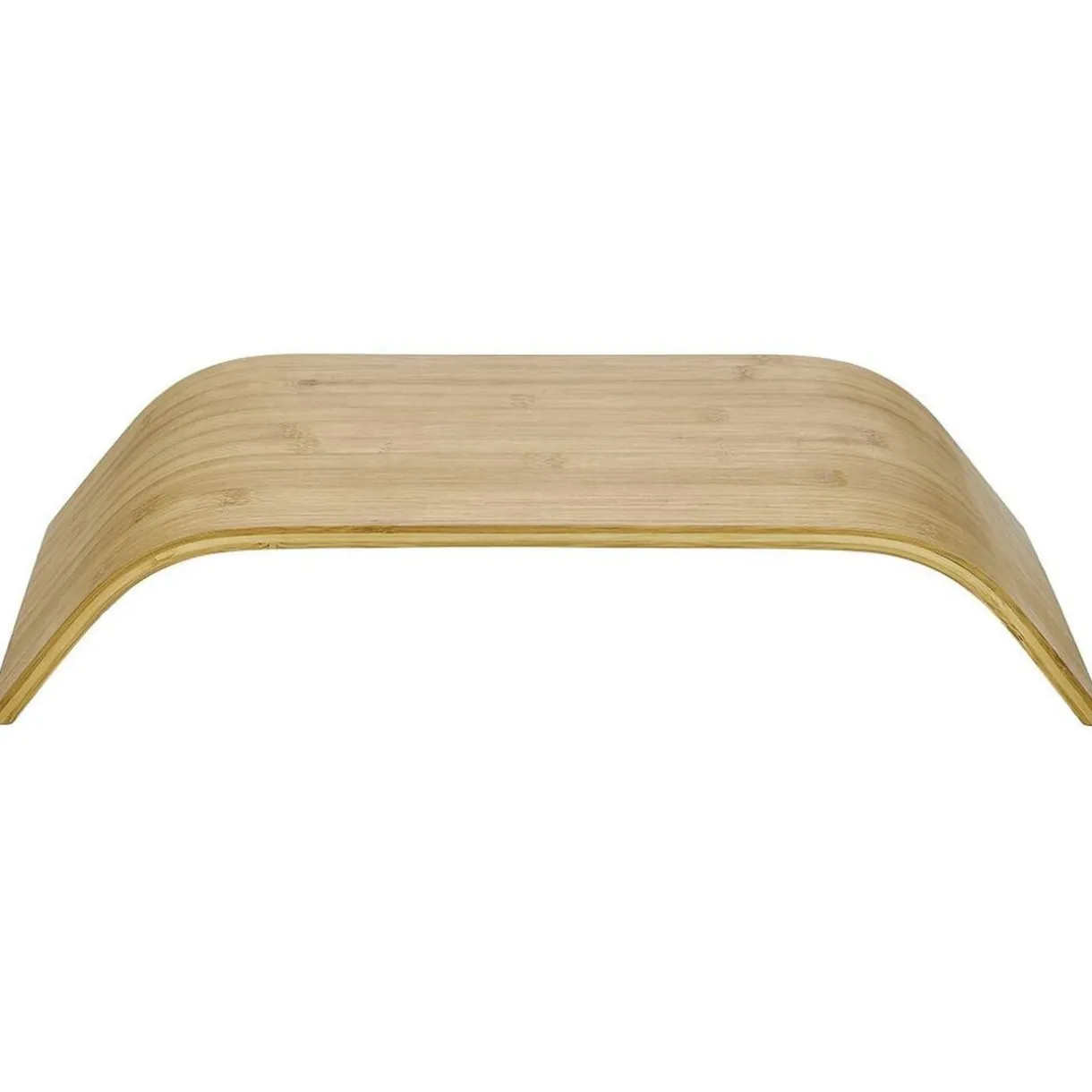 Support écran ordinateur bambou 54xH10x24cm < Gifi New