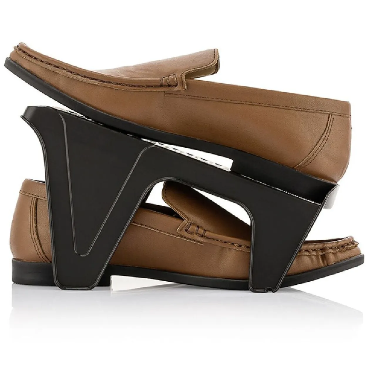 Support de rangement pour chaussures plastique noir
