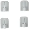 Support de tringle adhésif plastique blanc x4 < Gifi Online