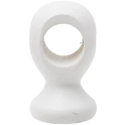 Support de tringle court à oeil en bois Blanc Ø20mm < Gifi Clearance