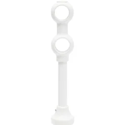 Support de tringle double à oeil en bois Blanc Ø28mm < Gifi Hot