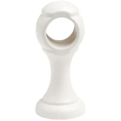 Support de tringle moyen à oeil en bois Blanc Ø28mm < Gifi Discount