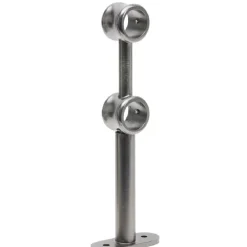 Support double extensible métal gris pour tringle Ø2xL17,5/20cm < Gifi Outlet