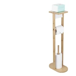 Support papier toilette bambou 30x18xH80cm < Gifi Online