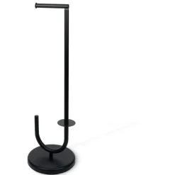 Support papier WC avec dérouleur métal noir H73cm < Gifi Best