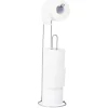 Support papier WC métal gris