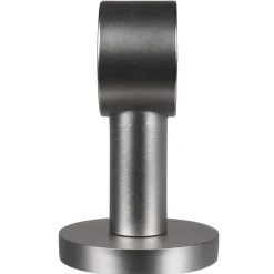 Support plafond pour tringle gris métal