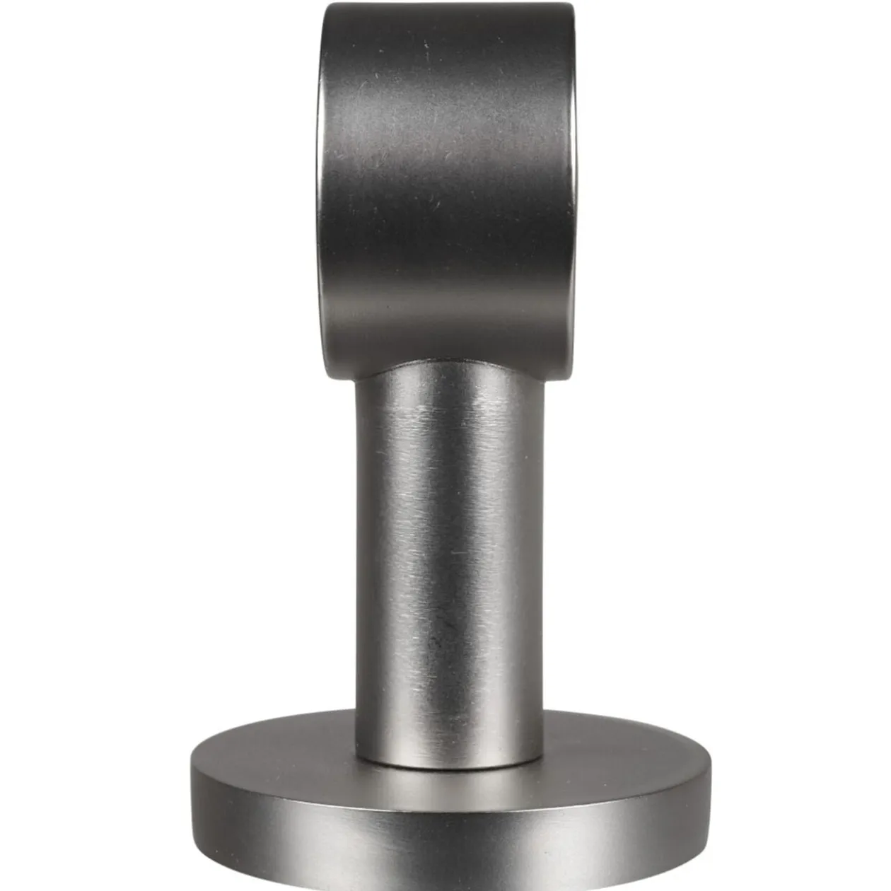 Support plafond pour tringle gris métal