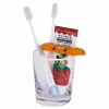Support pour dentifrice forme animal x4