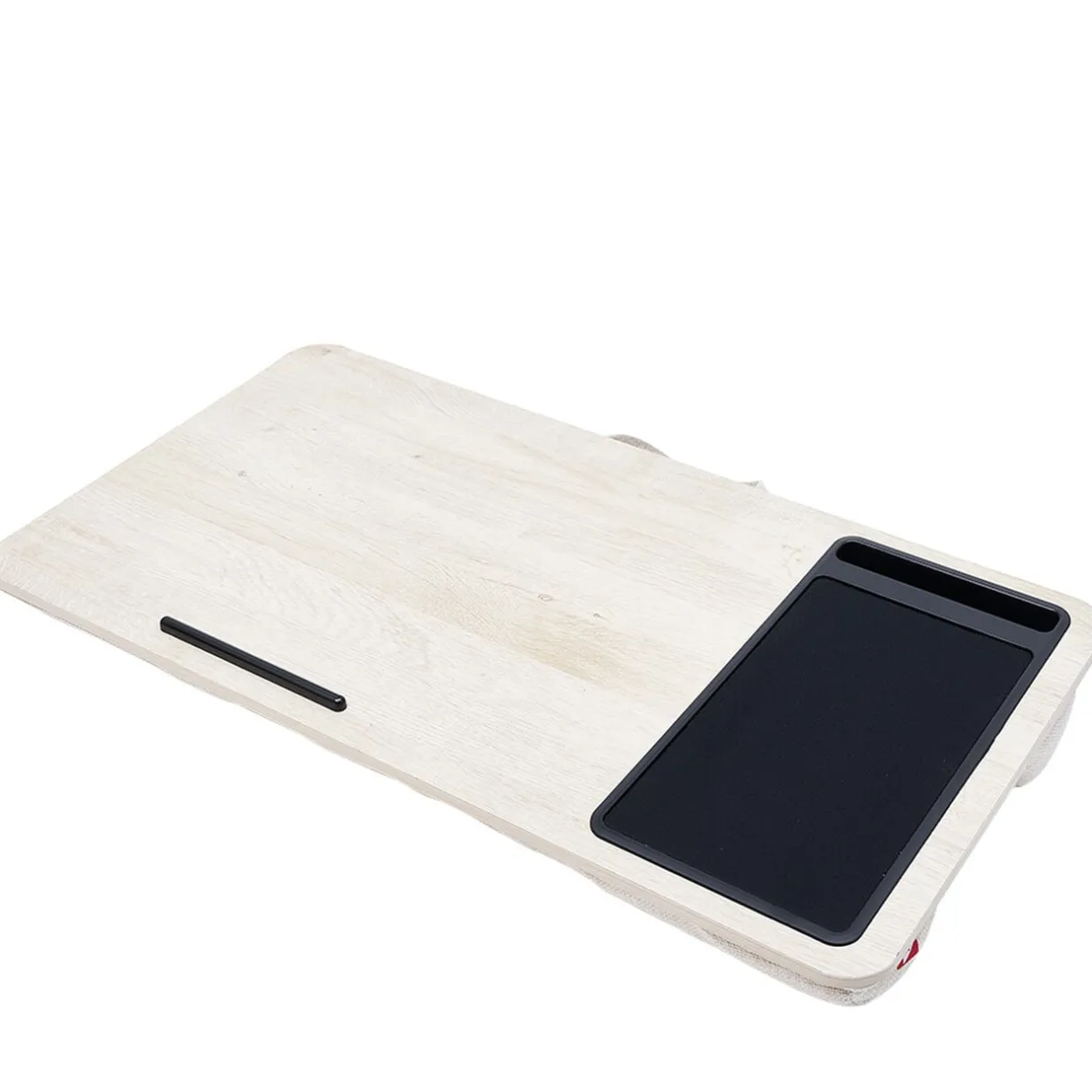 Support pour ordinateur portable nomade bois beige 57x30xH5cm < Gifi Online