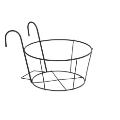 Support pour pot de fleurs rond balcon