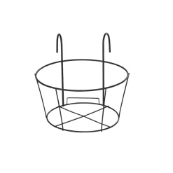 Support pour pot de fleurs rond balcon